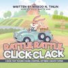 Cover of Rattle, Rattle, Click-Clack 2nd Edition about colors, counting, patterns & healthy eating.