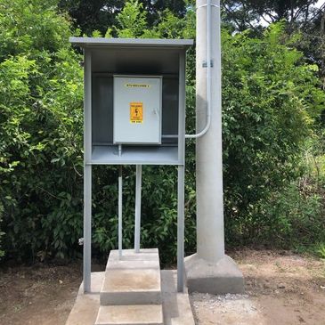 Obras civiles, tableros de control