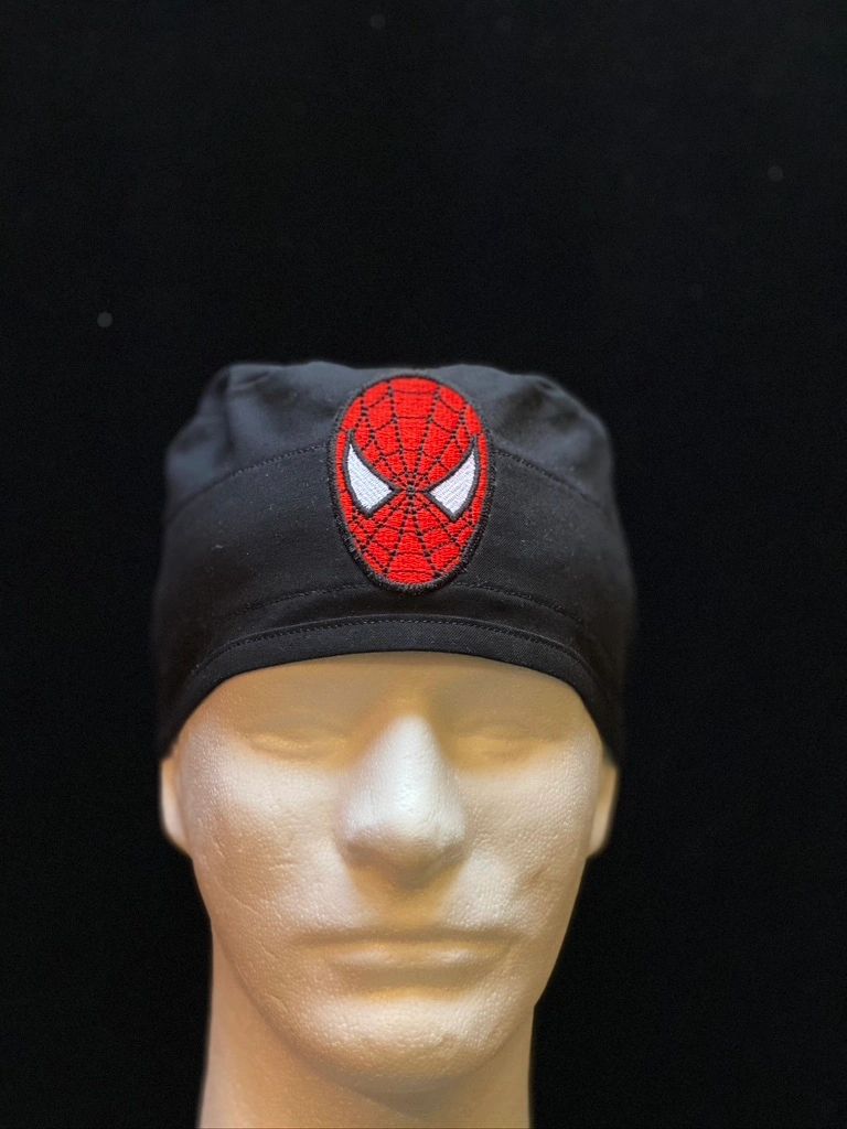 spiderman surgical cap