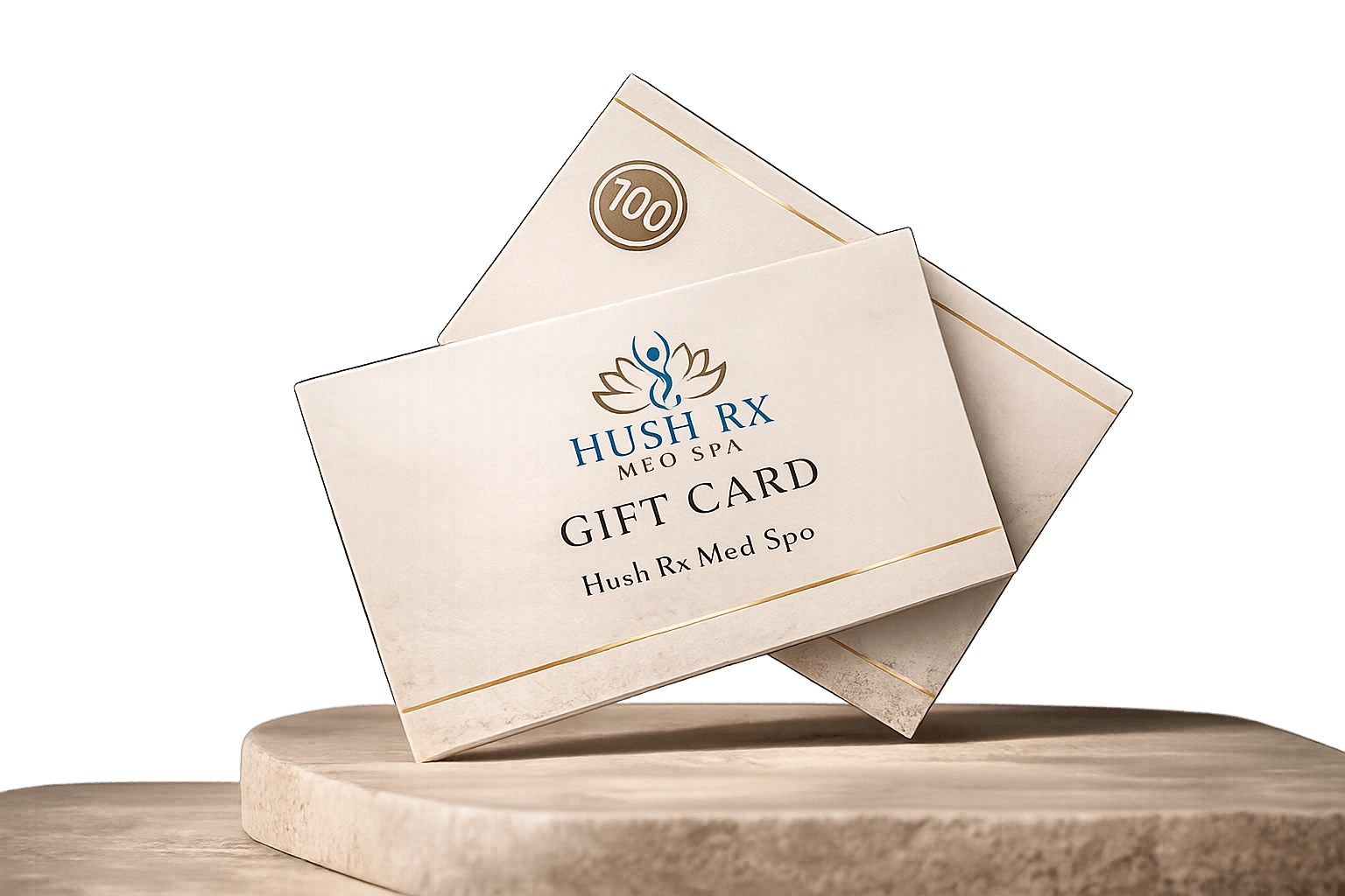 Gift cards available for purchase at Hush Rx med spa in Chandler Arizona. Give the gift of beauty.