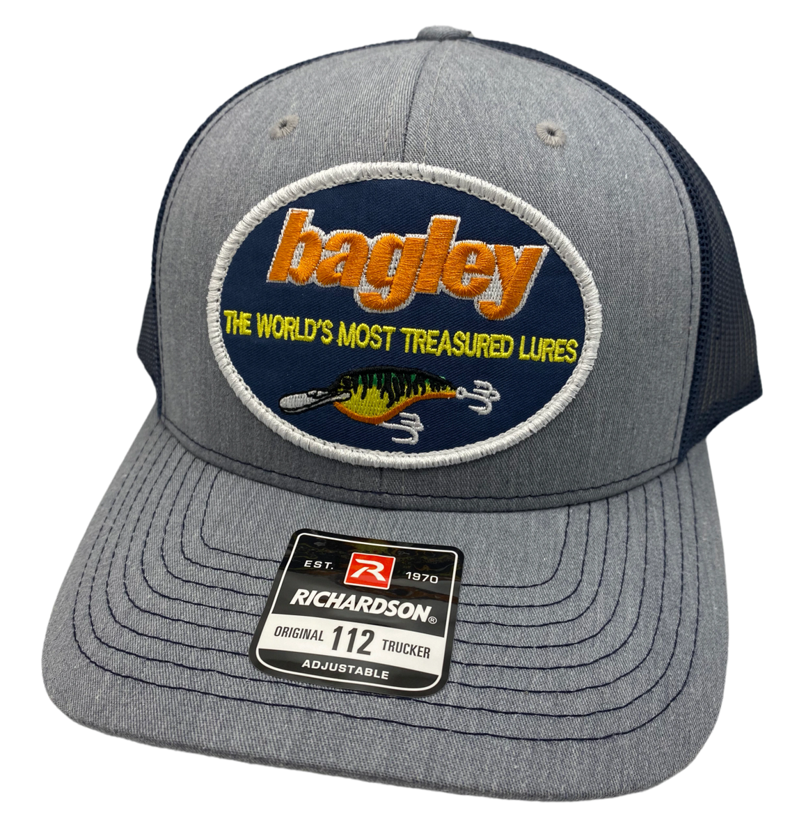 Bagley Lures Gray/Navy Hat