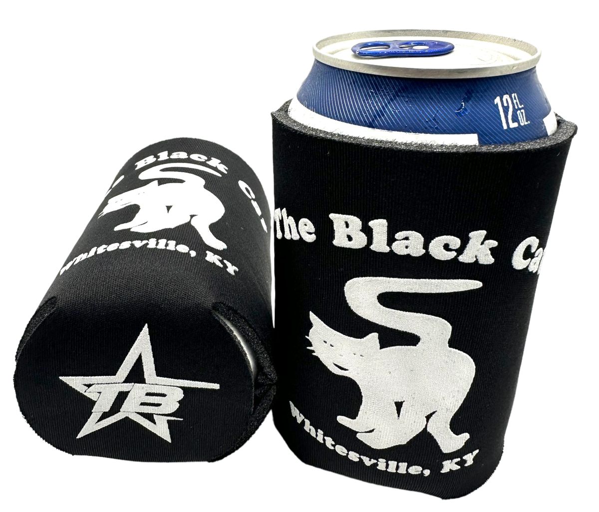 The Black Cat Premium Can Koozie