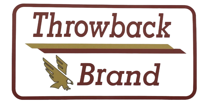 Throwback Brand 5.75" x 3" Eagle Decal Sticker