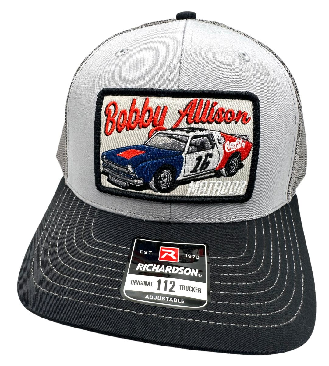 Casquette Vintage NASCAR Bobby Allison #22 - Chapeau Camionneur En Maille Snapback, Occasion
