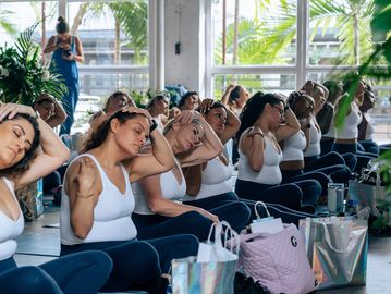 Events and Pop Ups 
Elevate any occasion with our renowned pop-up spa experience, face workout class