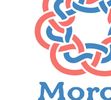 Logo of Morooj Al-Rumaila with intertwined design.