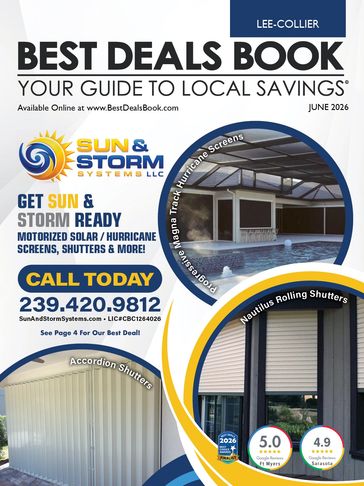 Cover of Best Deals Book Lee-Collier June 2026 featuring Sun &amp; Storm Systems LLC.