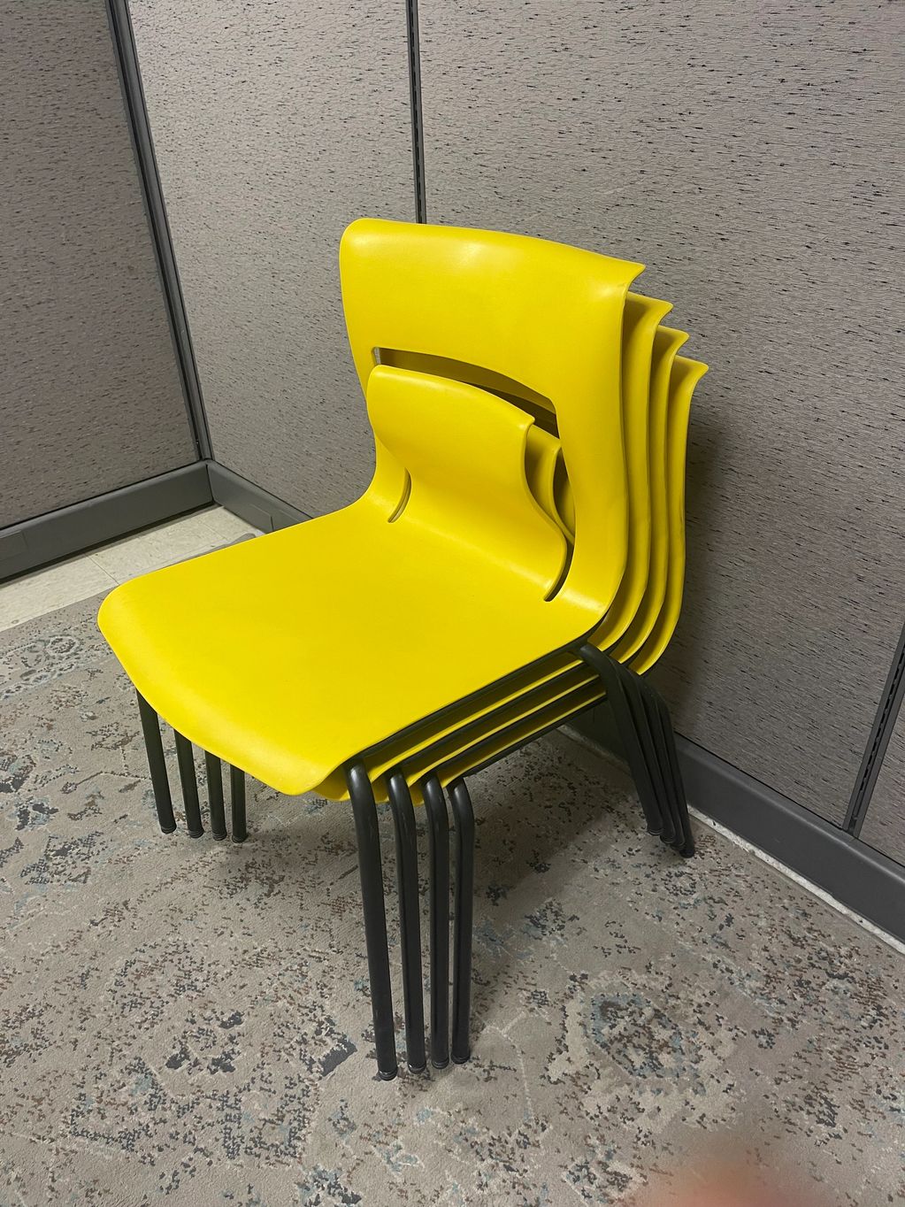 4 Stacking Chairs $35.00 each