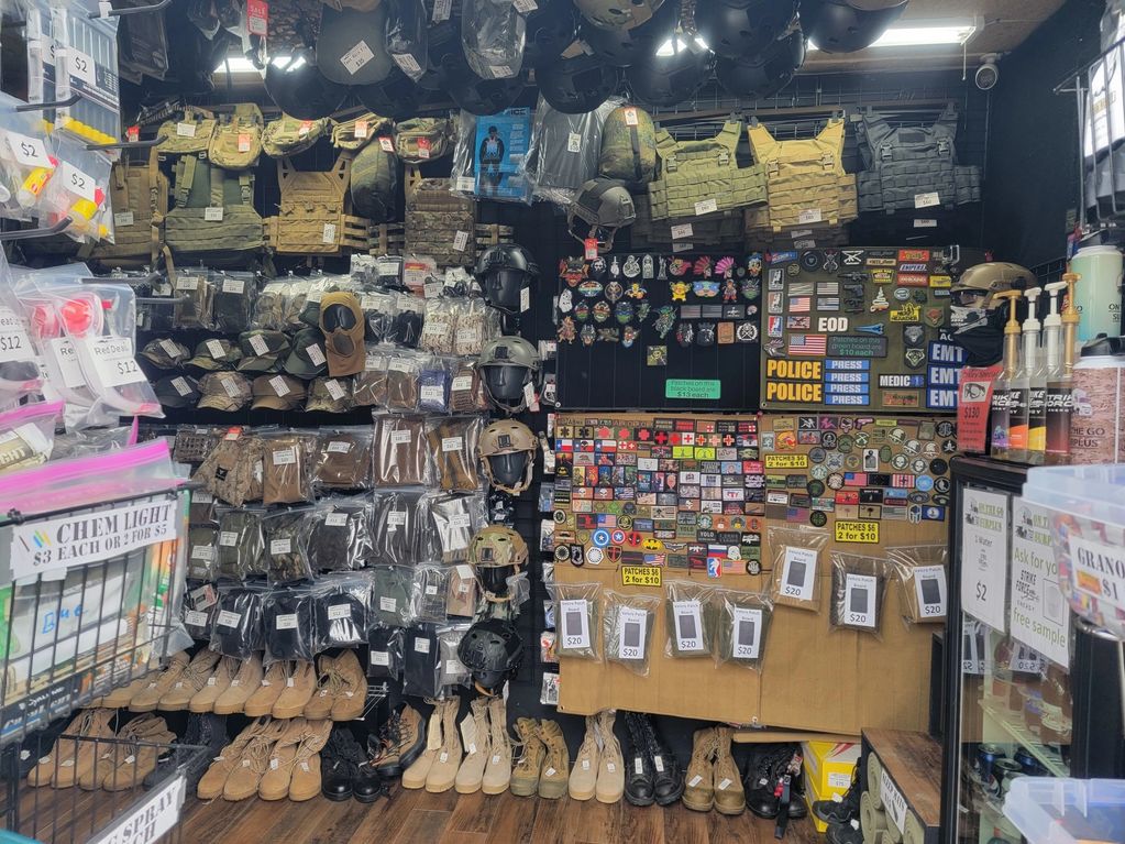Hats, helmets, helmet covers, boots, vests, pvc patches, velcro boards and so much more. 