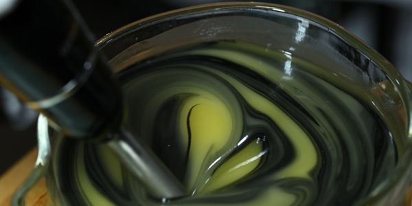 Cold Process Soap ingredients being mixed