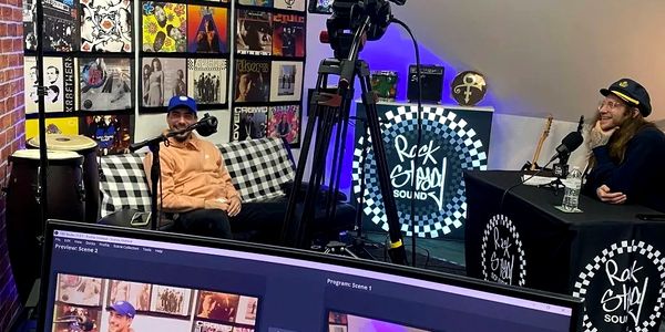 Hagerstown Eats on the Rock Steady Sound podcast - studio located in Frederick Maryland.
