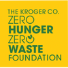 Logo of Kroger's Zero Hunger Zero Waste Foundation in green and yellow.