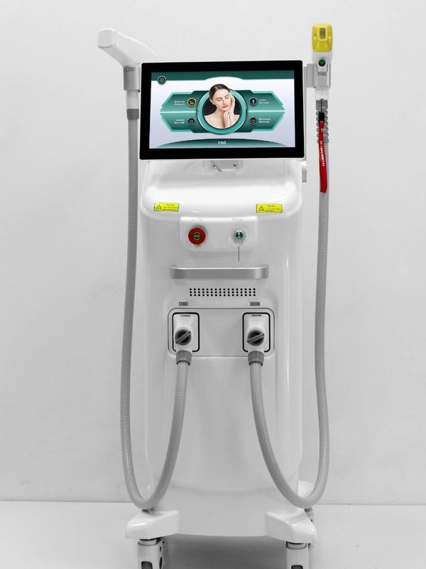 Advanced medical laser machine with digital display for skin treatments.