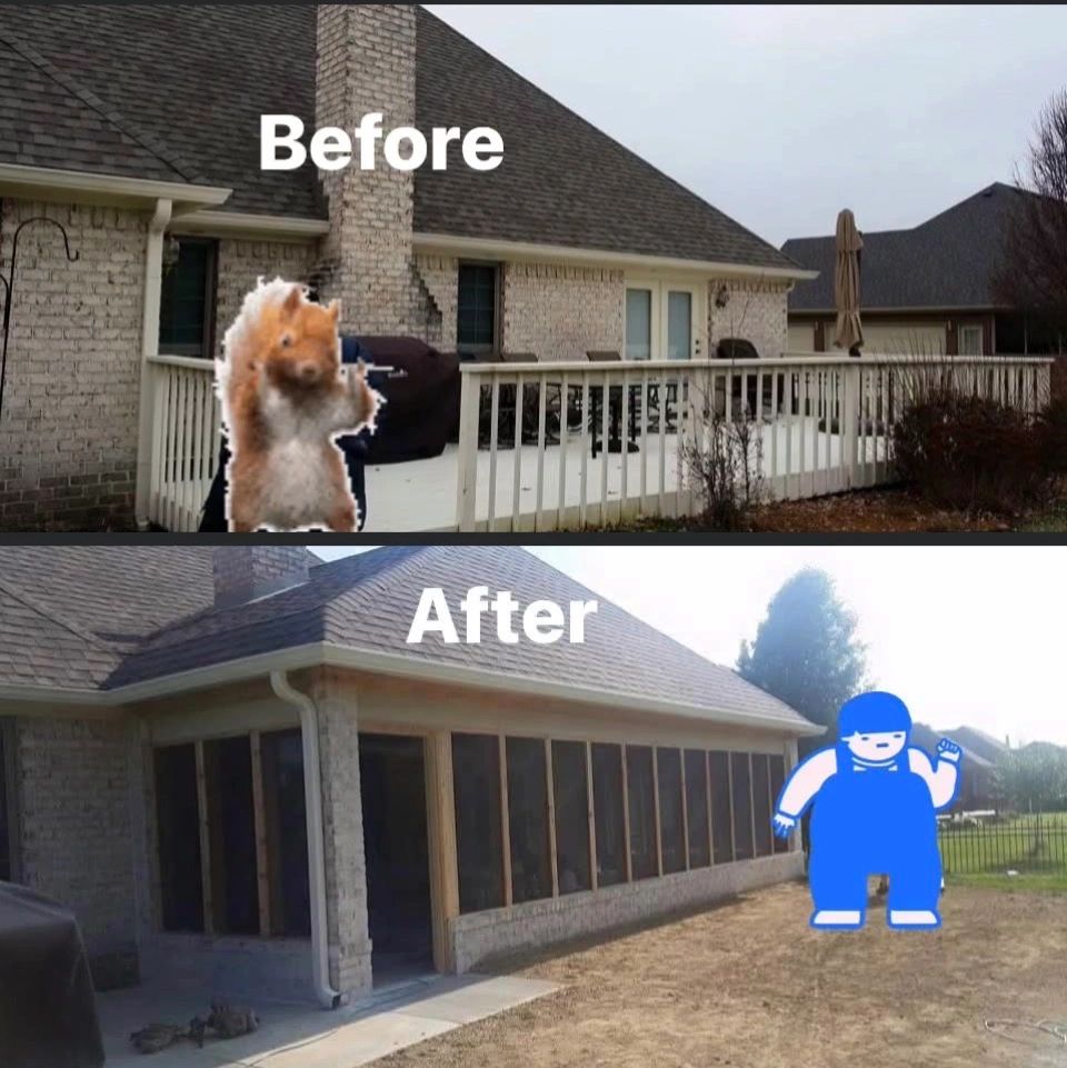 Before and After 3-seasons room