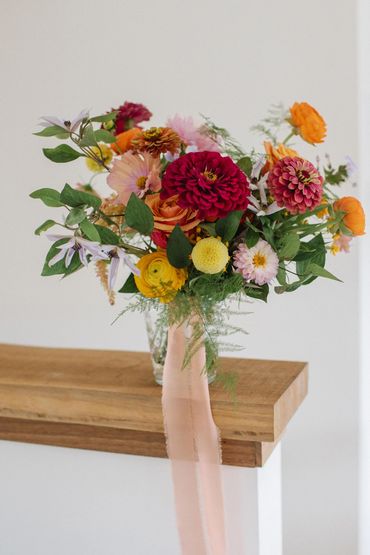 Colorful spring bouquet with garden flowers at Old Mill Guest House