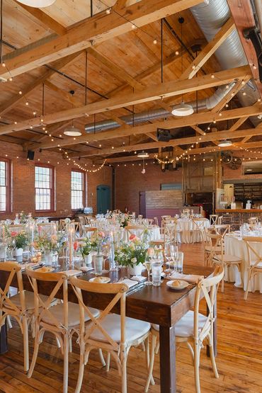 Colorful spring wedding at City Winery Hudson Valley