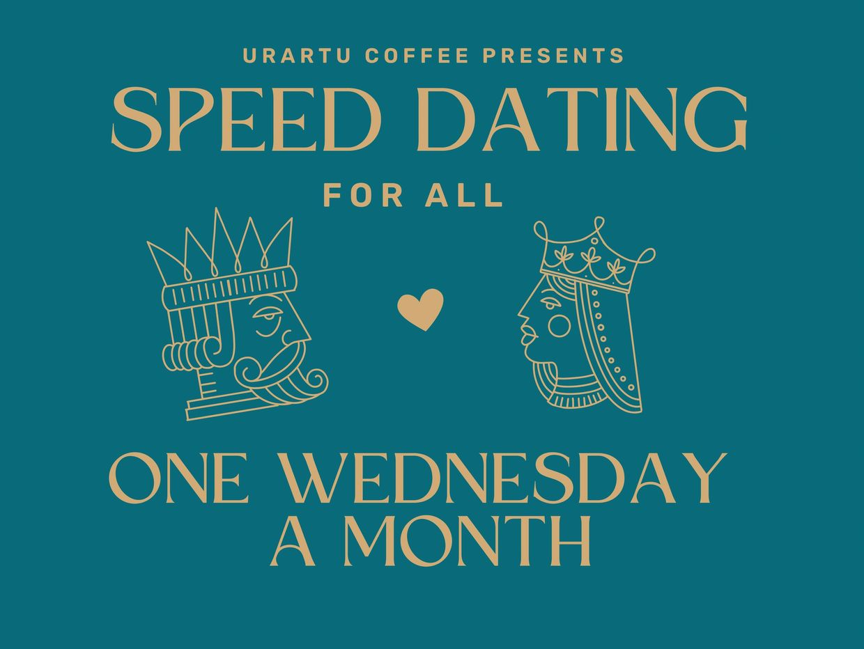 Speed dating event at Urartu Coffee.