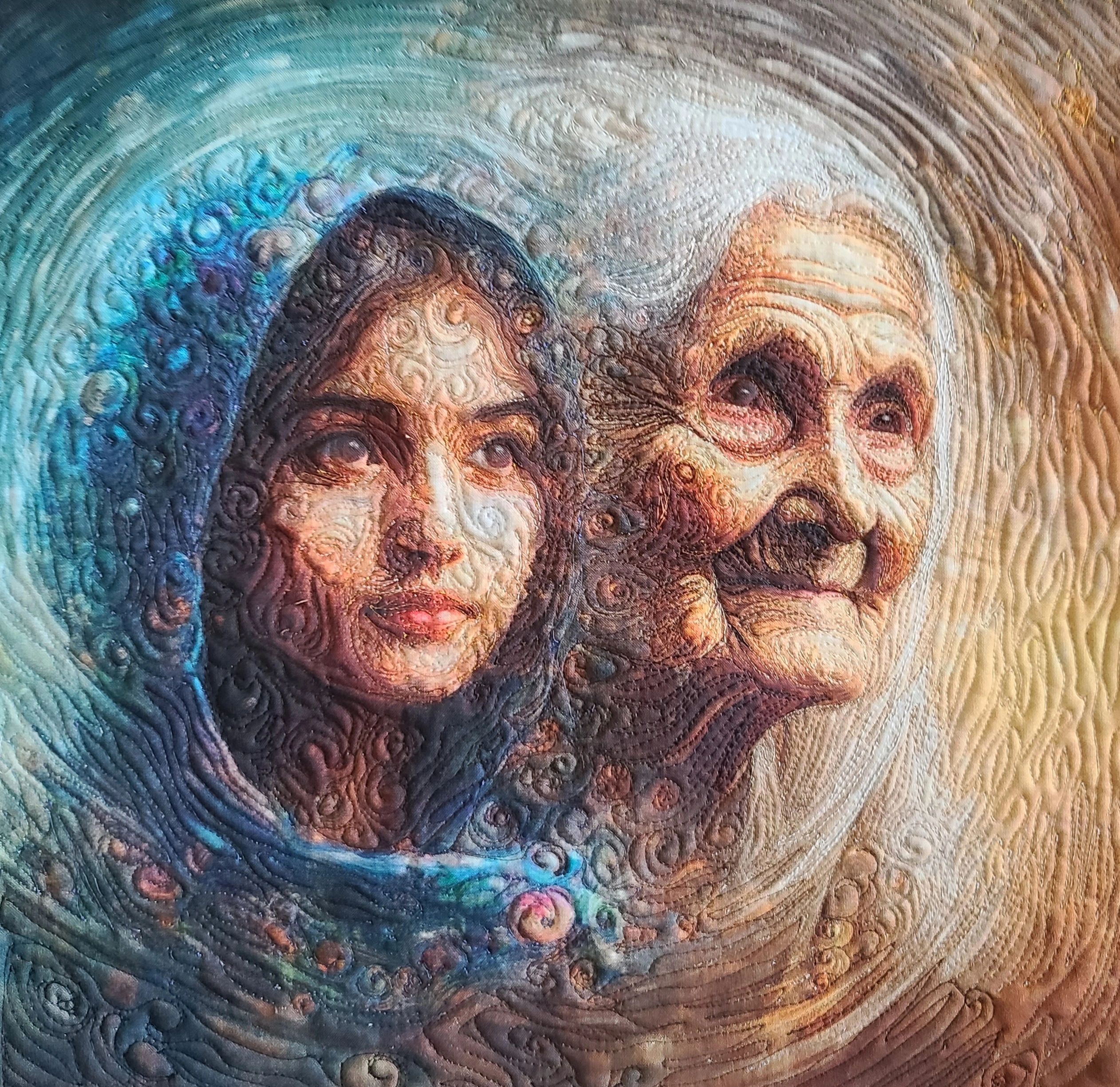 In the Blink of an Eye, 15"wx15"h, Sold