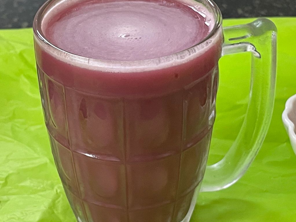 The image your seeing is pomegranate juice 