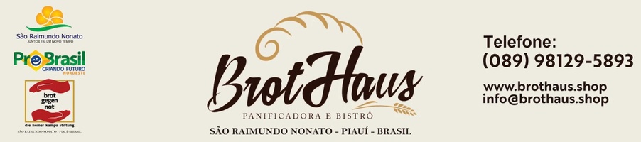 Brothaus
Panificadora Alemã 
São Raimundo Nonato/PI 89/98129-5893