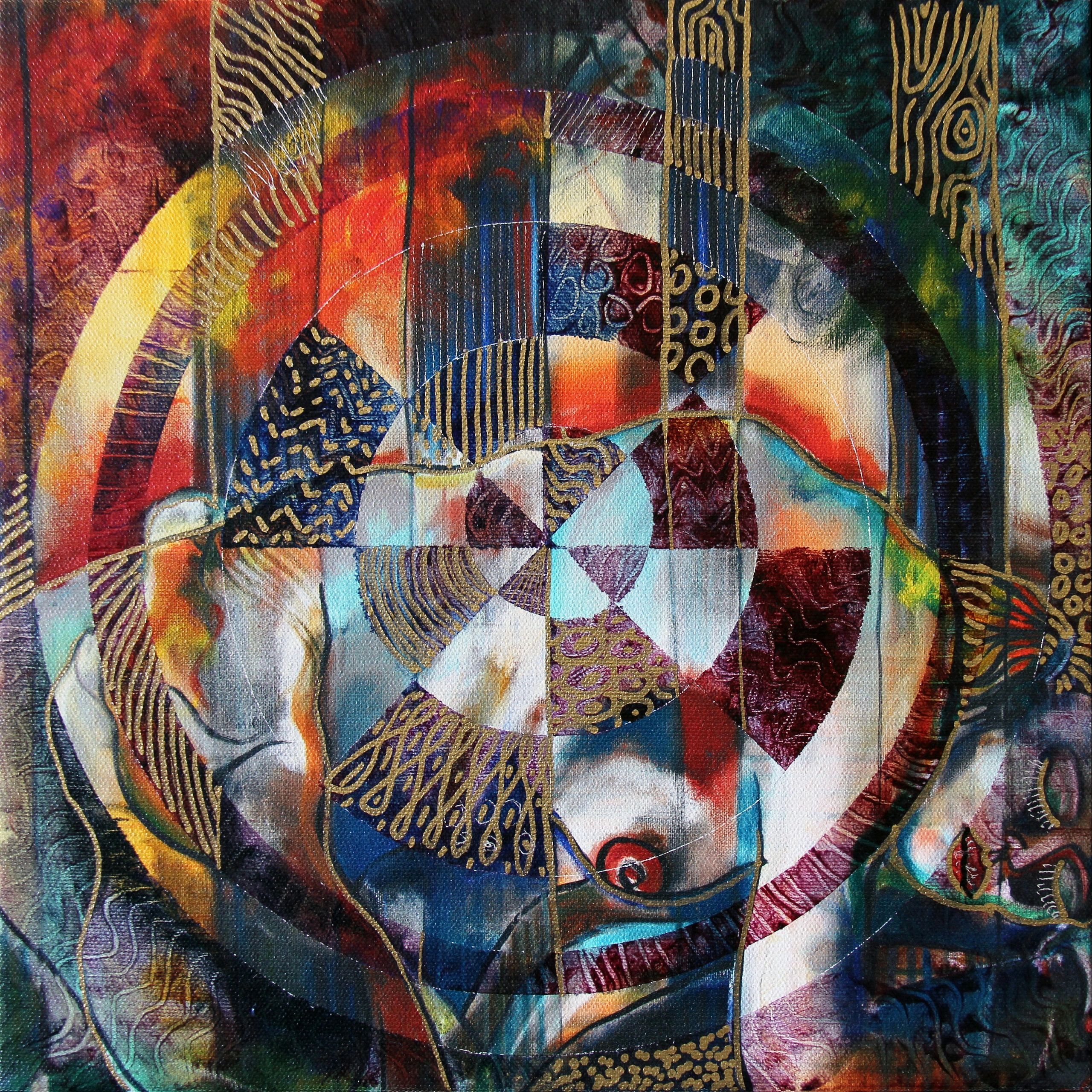 Square Foot #1 — Oil on Canvas by Gideon Artist