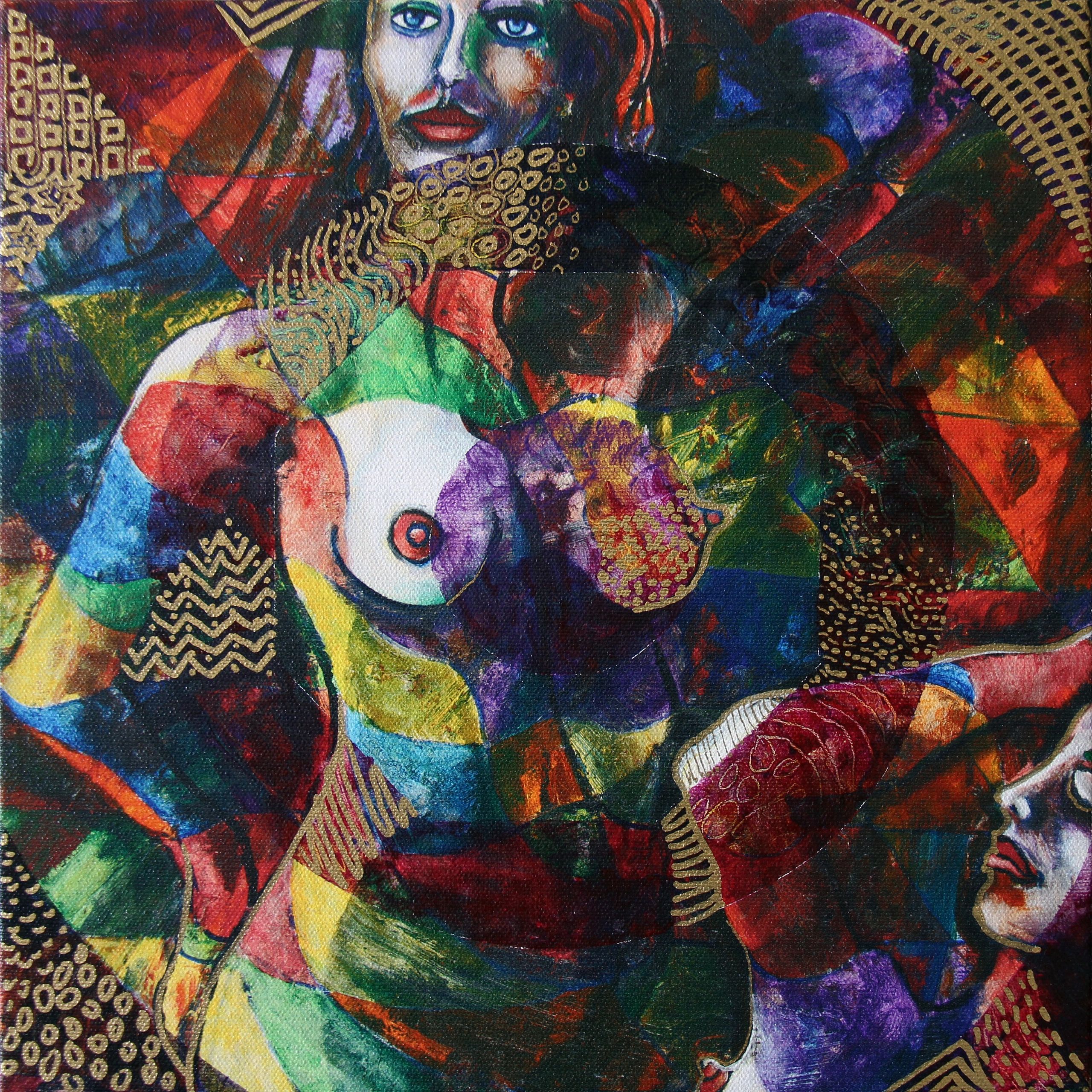 Square Foot #6 — Oil on Canvas by Gideon Artist