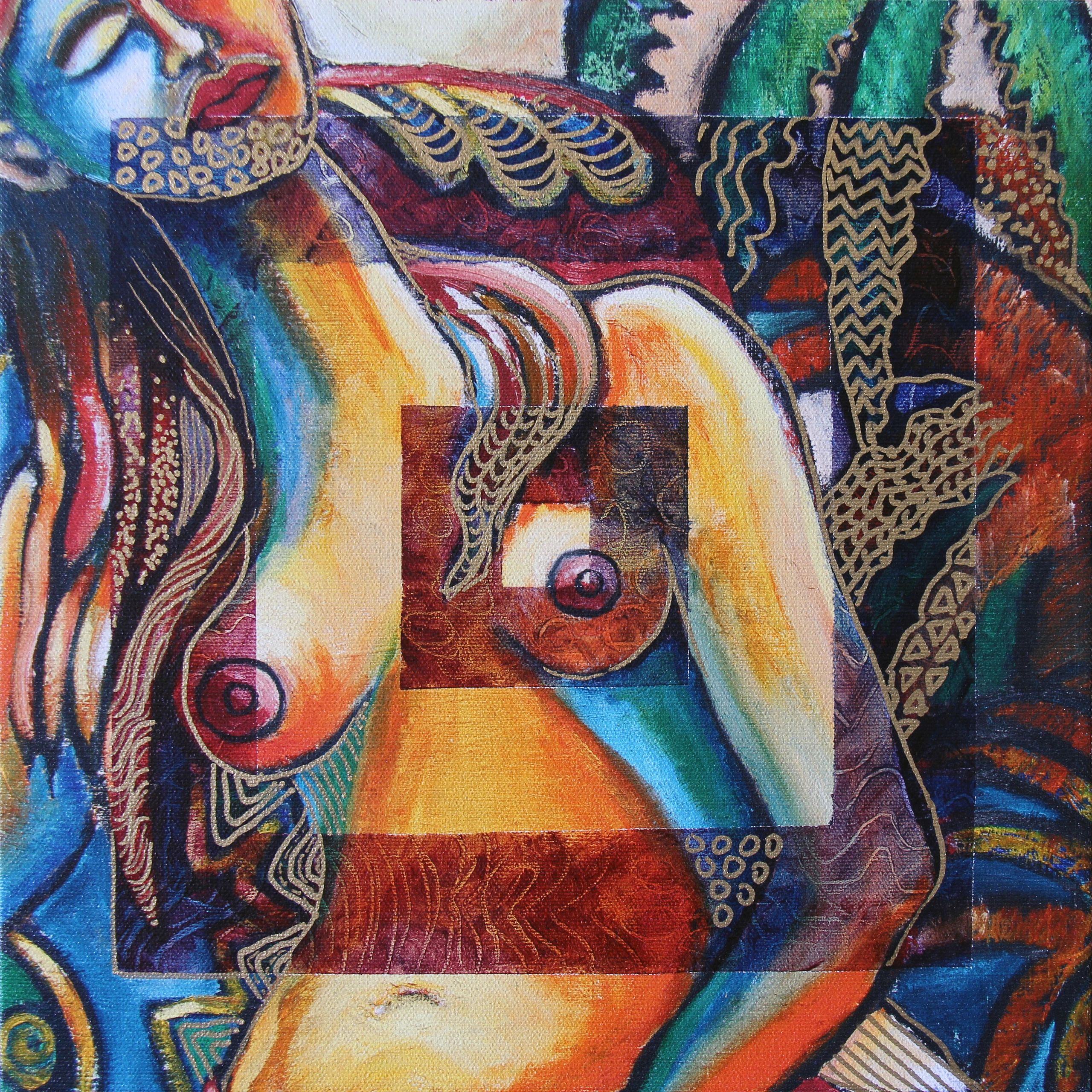 Square Foot #7 — Oil on Canvas by Gideon Artist
