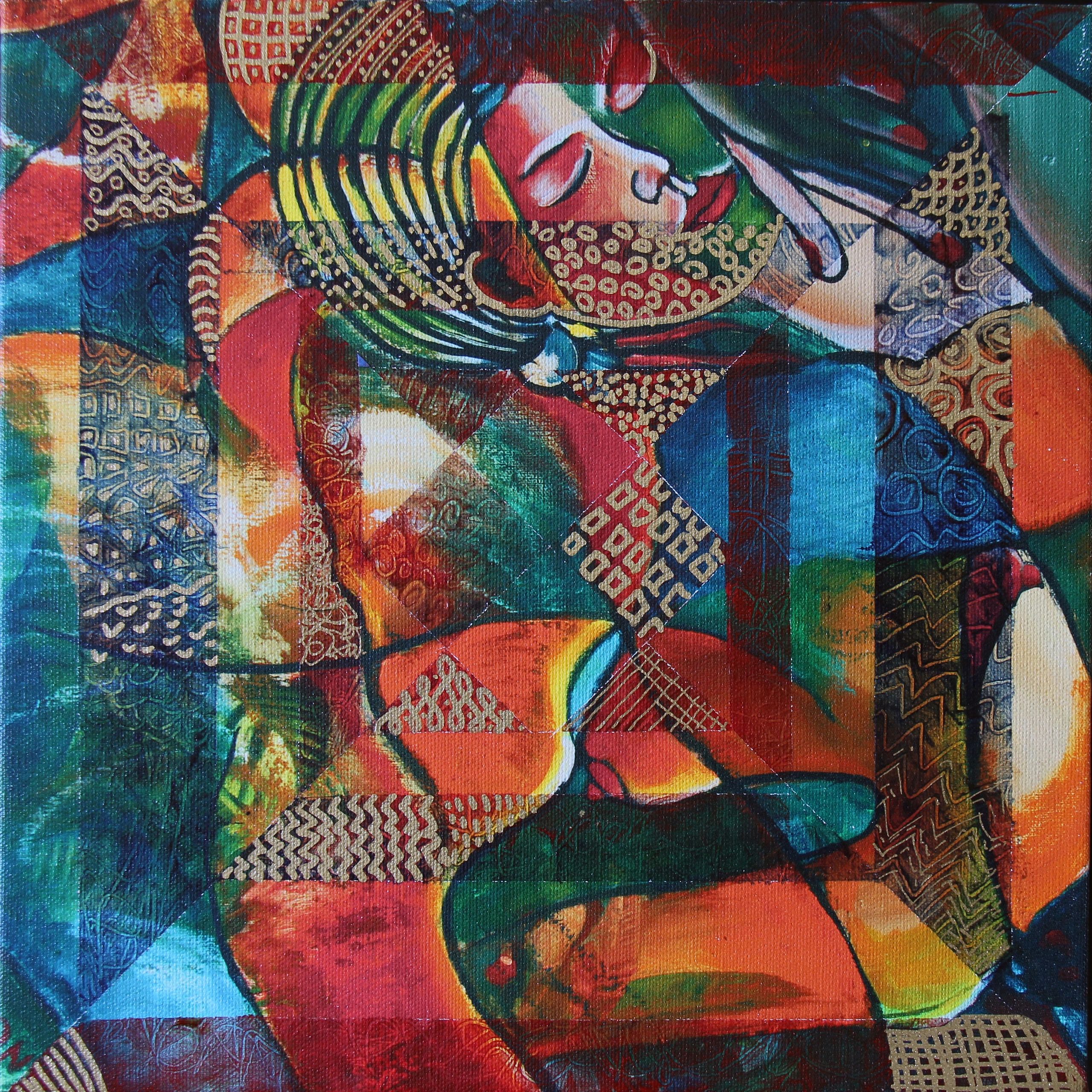 Square Foot #10 — Oil on Canvas by Gideon Artist