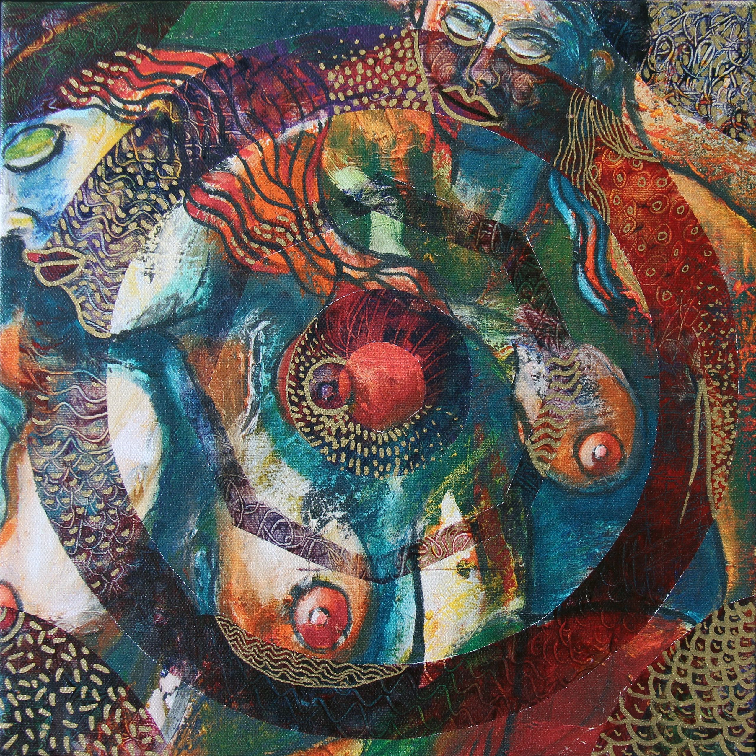 Square Foot #11 — Oil on Canvas by Gideon Artist