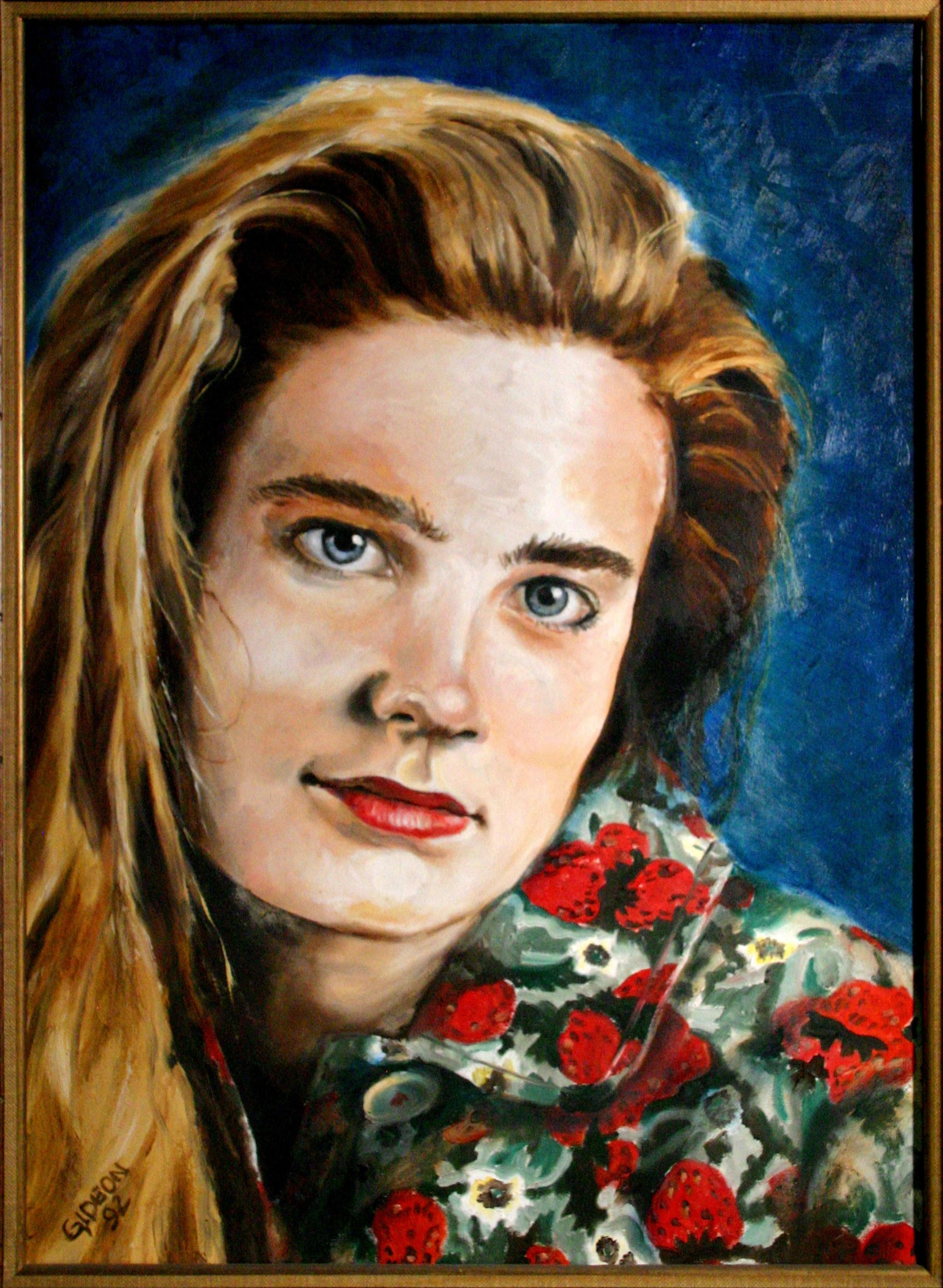 Livnat '92 — 28×20, Oil on Canvas, 1992 by Gideon Artist