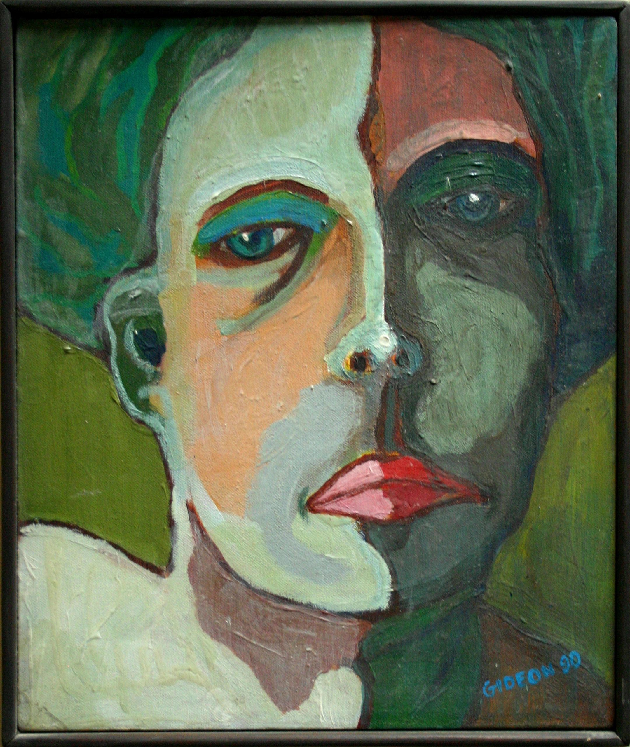 Study — Acrylic on Canvas, 1990 by Gideon Artist
