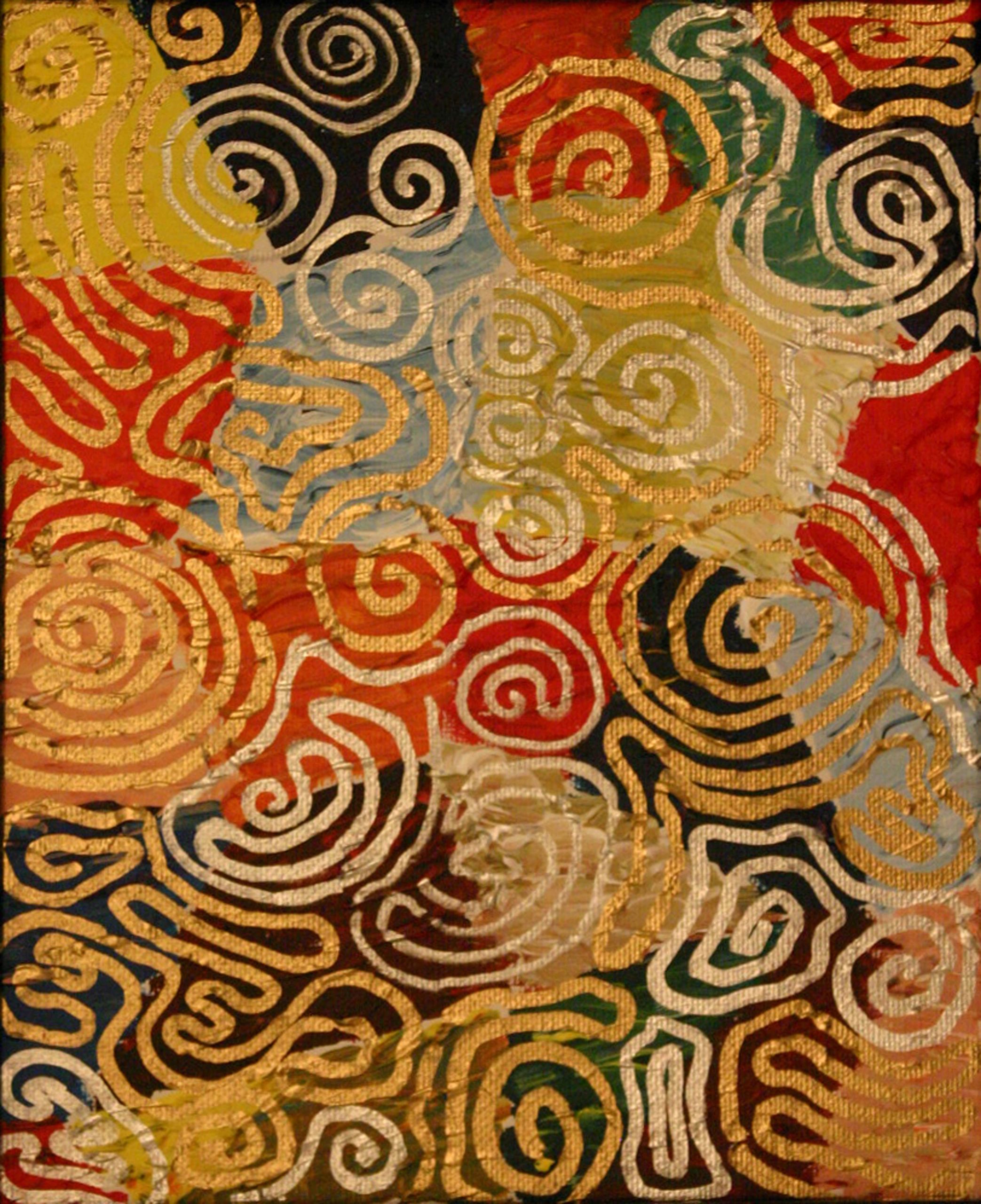 Labyrinth — 10×8, Acrylic & Pen on Canvas, 2009 by Gideon Artist