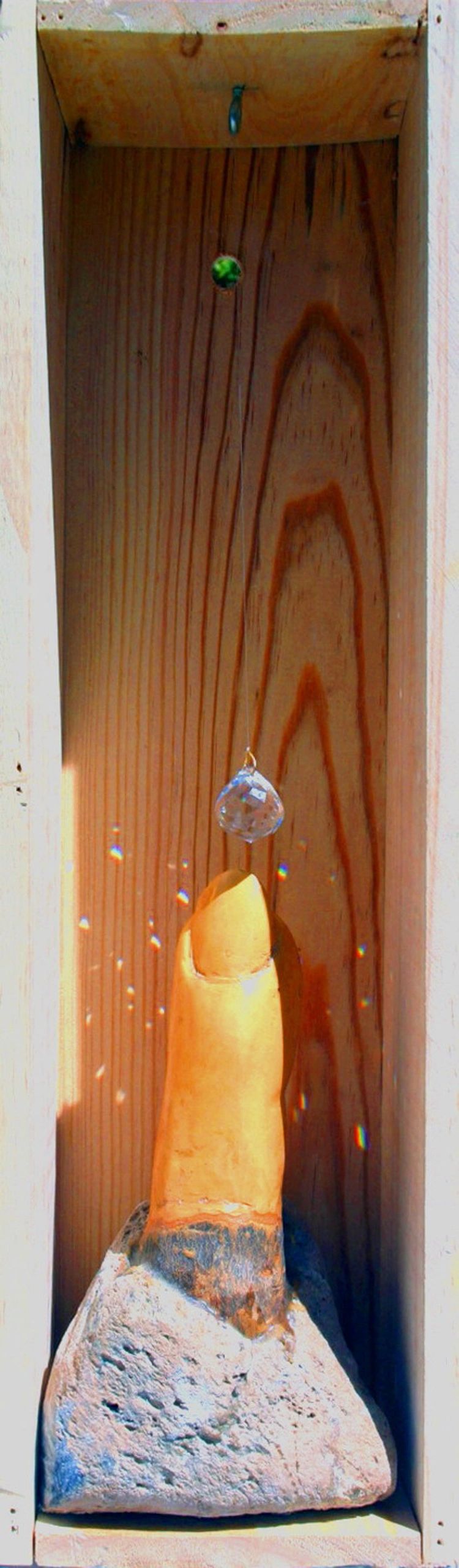 The Finger — What We Do to Earth — 17×4.5×4, Sculpture by Gideon Artist