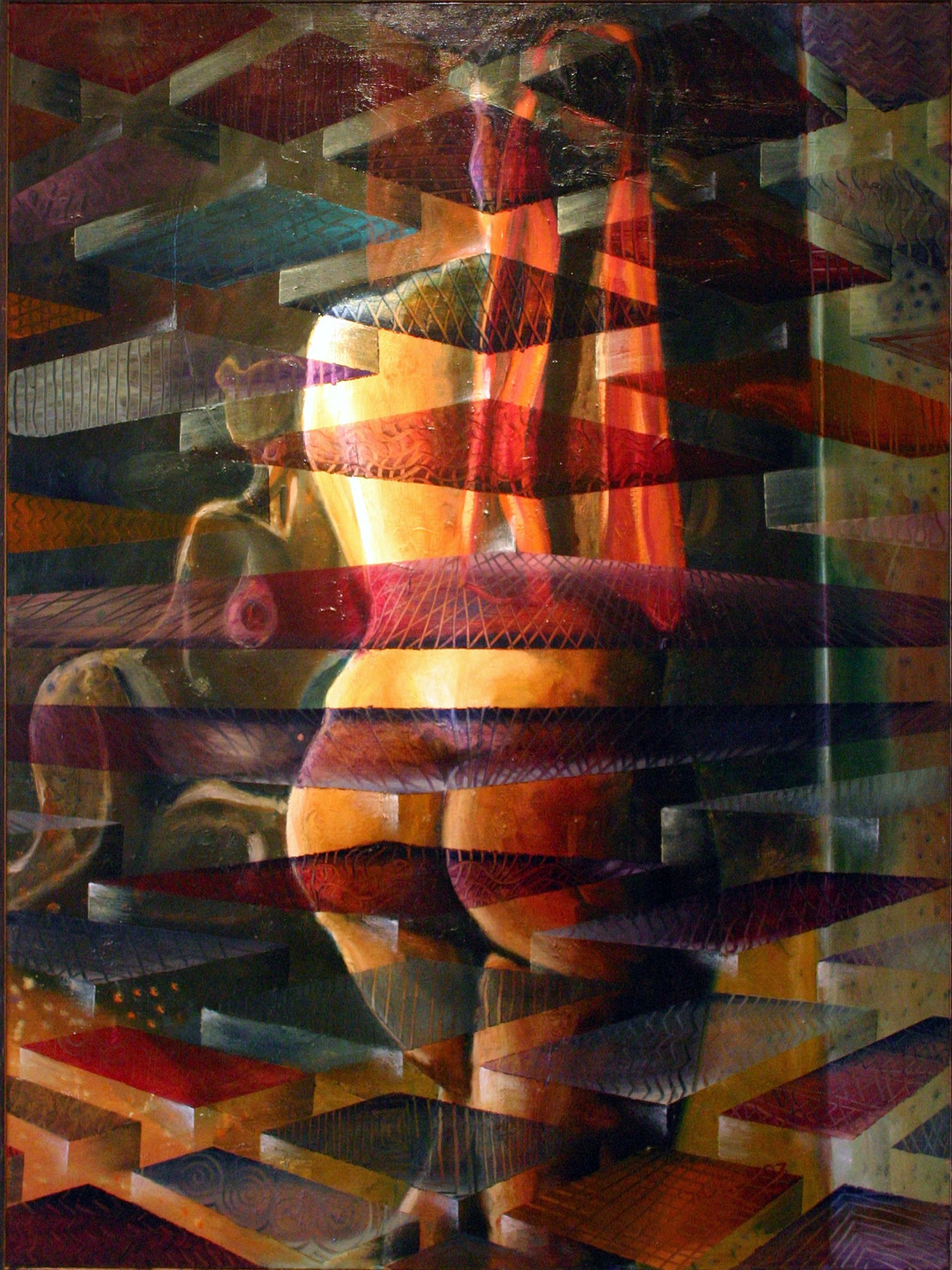 Studio Models #2 — 40×30, Oil on Canvas, 2011 by Gideon Artist