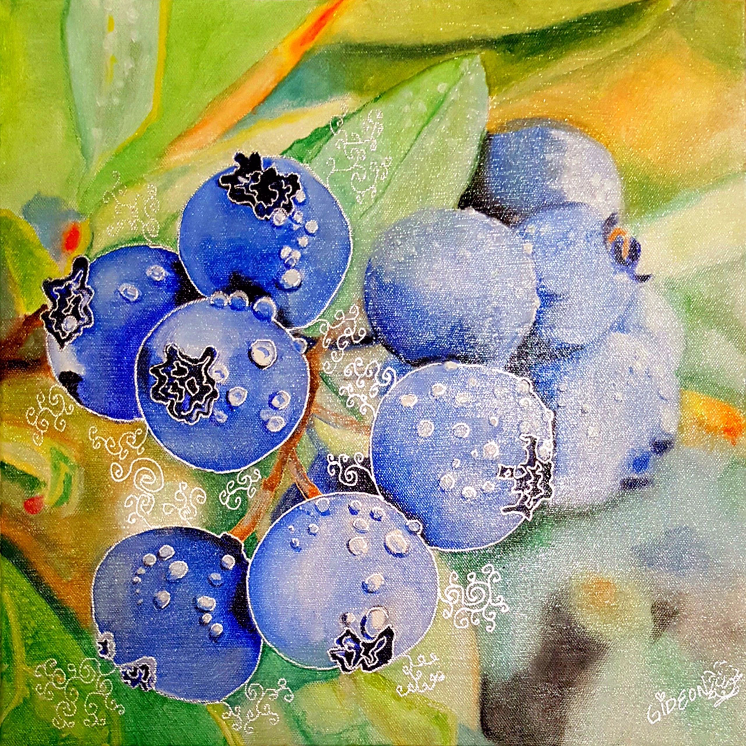 Blues Berries — Farm to Canvas Series by Gideon Artist