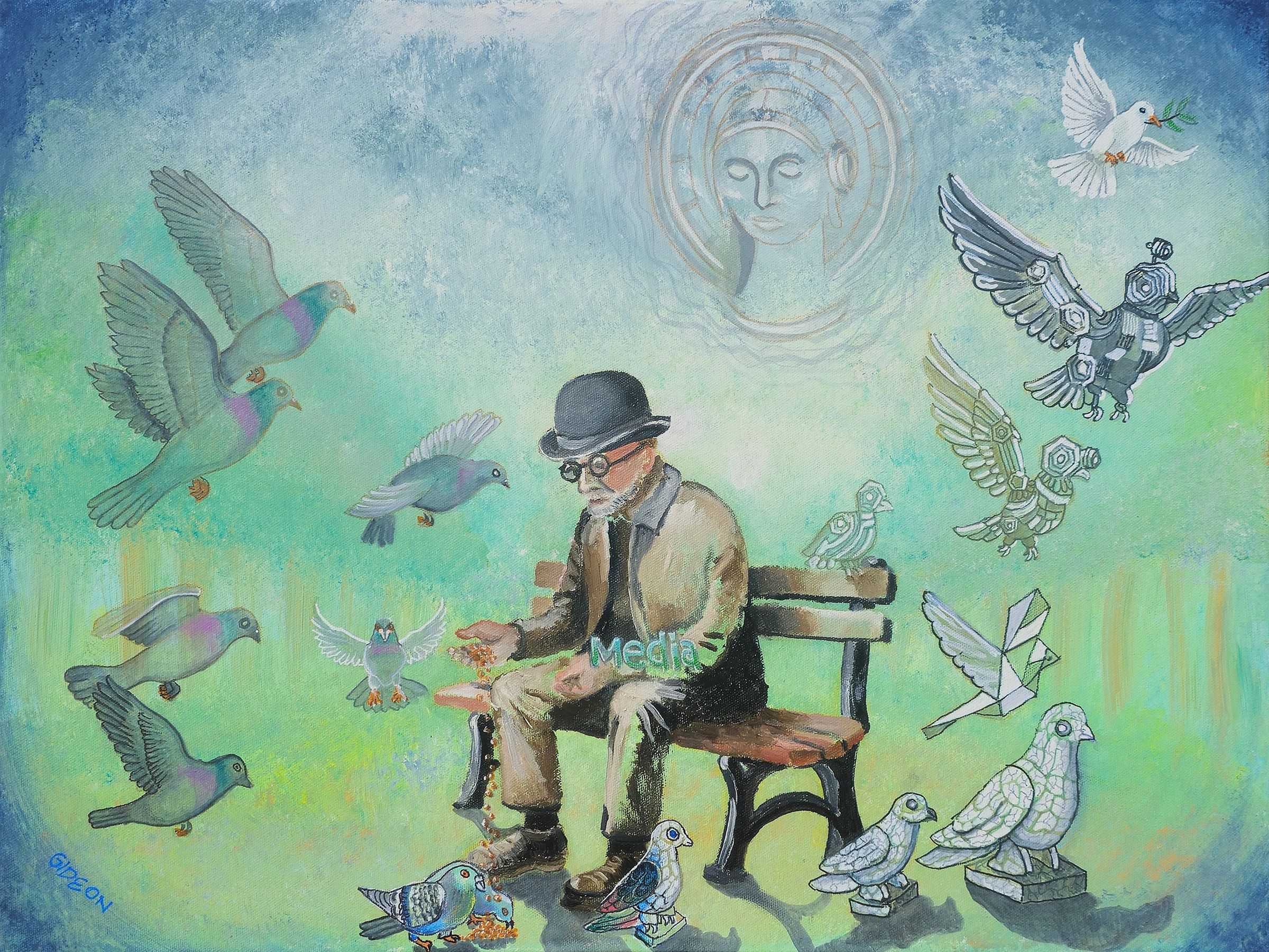 Anacronistic Surrealism — Mixed Media by Gideon Artist