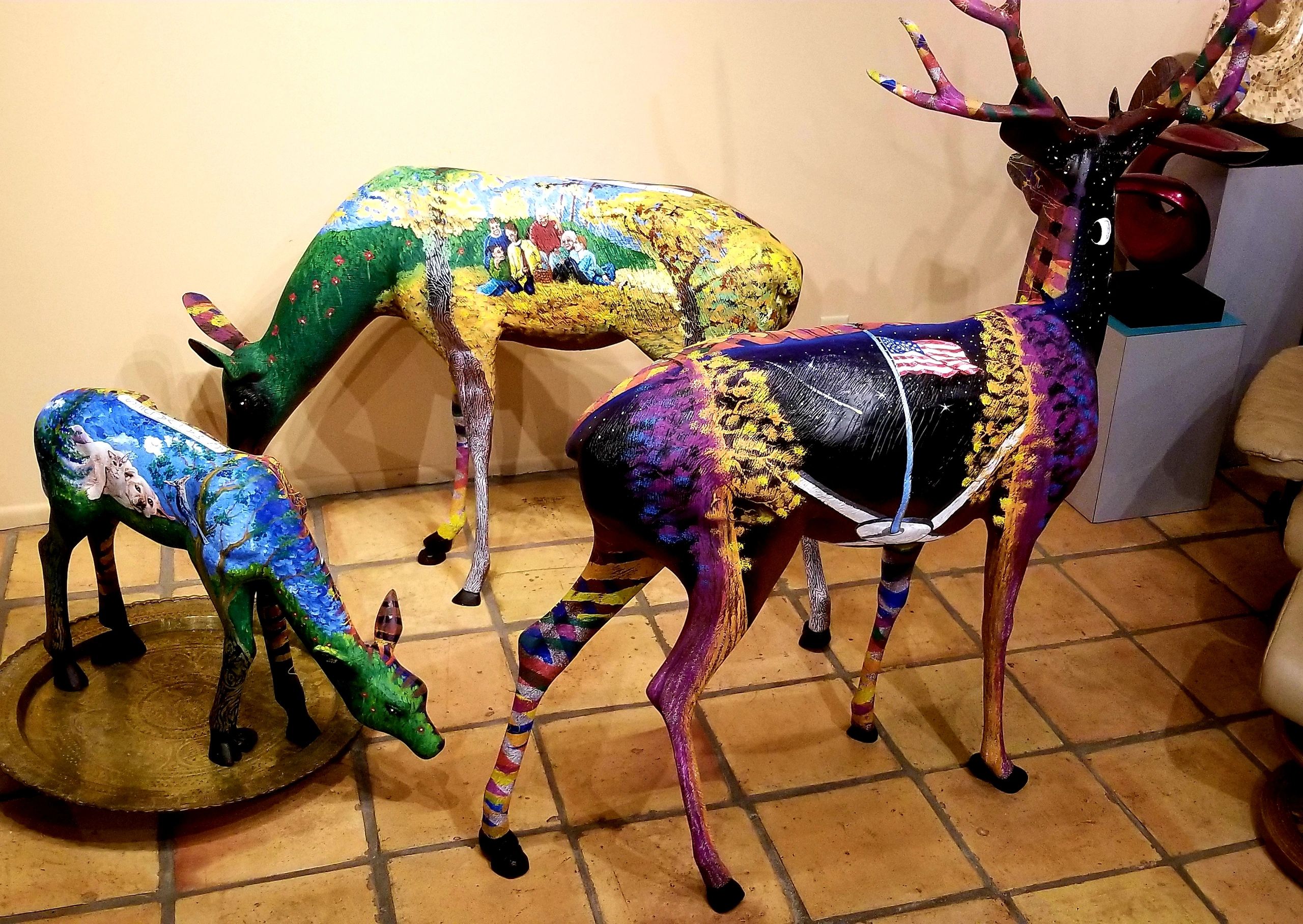 Three Values — Traditional Side A — Sculpture by Gideon Artist