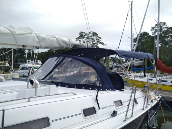 custom sailboat marine canvas dodger and bimini 