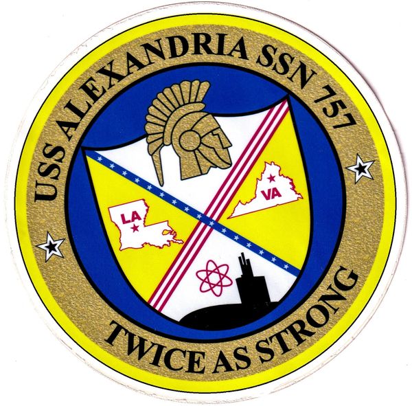 United States Navy fast attack submarine, The USS Alexandria.