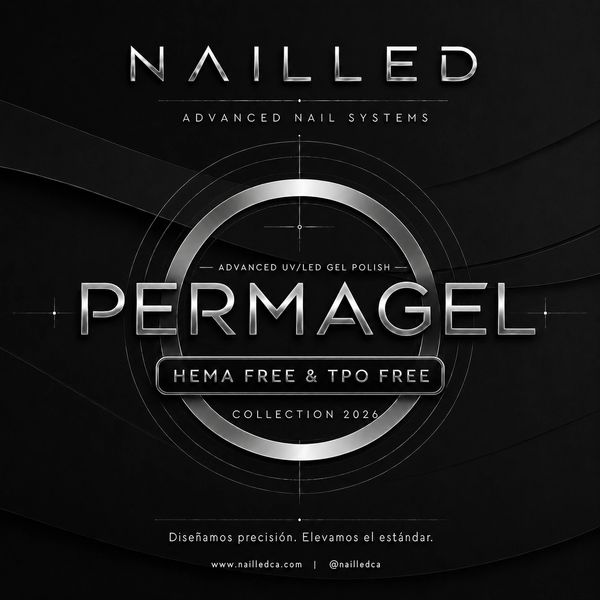 Publicidad de esmalte de gel avanzado PERMAGEL.