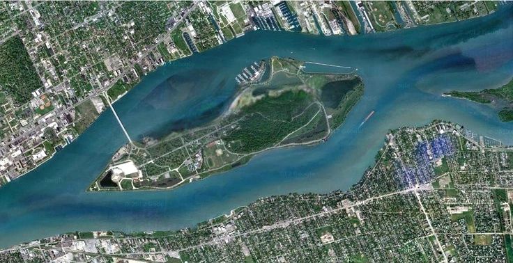 Satellite View of Belle Isle Satellite View of Belle Isle