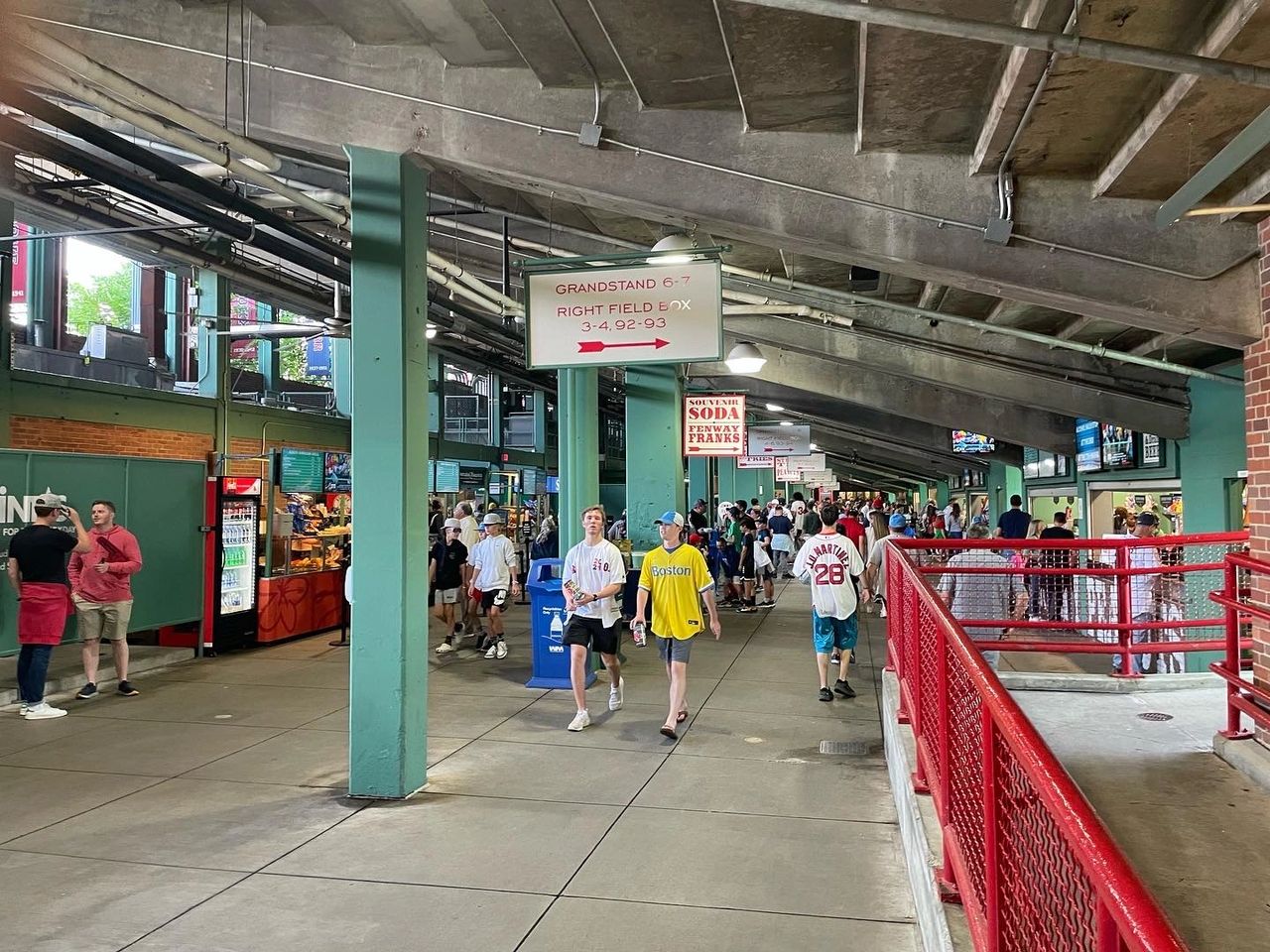 Inside Fenway Park