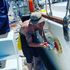 Buffing 53 foot sailboat