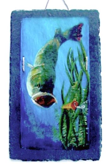 bass on slate