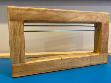 Maple Wood Desktop Fishing Lure Display
