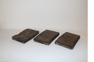 rectangular oak modern rustic centerpiece for weddings and home decor
