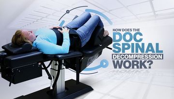 Patient on Spinal Decompression Treatment