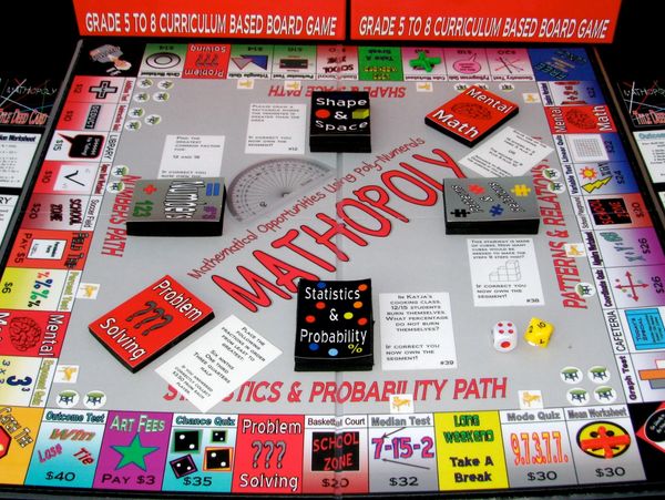 Math Game - Mathopoly