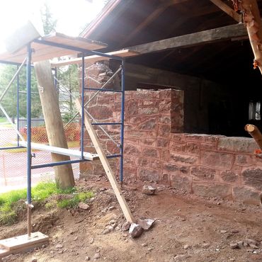 This brownstone building is located  in the Historic District of Somers CT. Special attention was ma