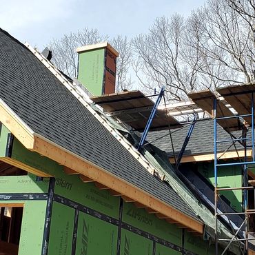 Gas fireplace chimney